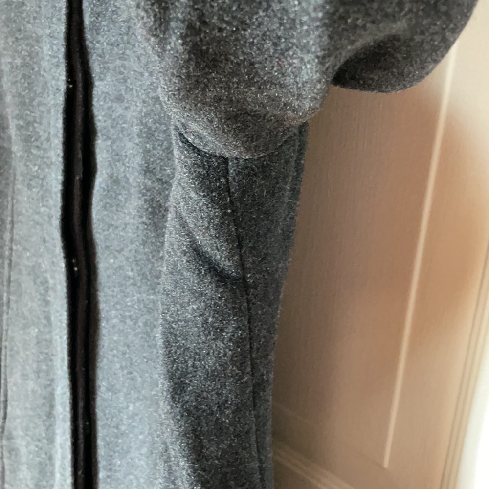 πHPπ DONNYBROOK Vintage Style Faux Fur Trimmed Hooded Wool Blend Long CoatβοΈ - Picture 8 of 14